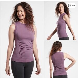 ATHLETA Foresthill Ascent Tank Top, Purple, XXS